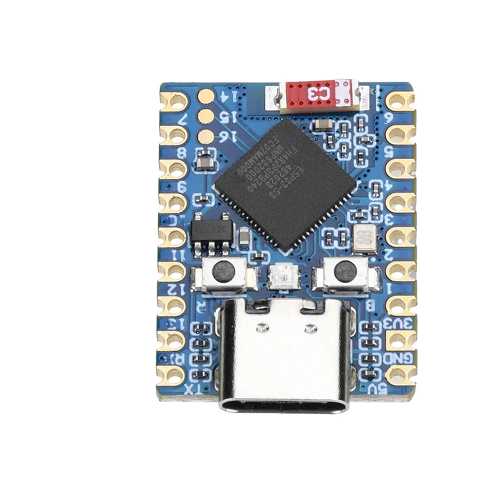 Мини-модуль разработки ESP32-S3 WiFi Bluetooth, двухъядерный процессор на базе интерфейса ESP32-S3 FH4R2 34 GPIO USB Type-C
Мини-модуль разработки ESP32-S3 WiFi Bluetooth, двухъядерный процессор на базе интерфейса ESP32-S3 FH4R2 34 GPIO USB Type-C
