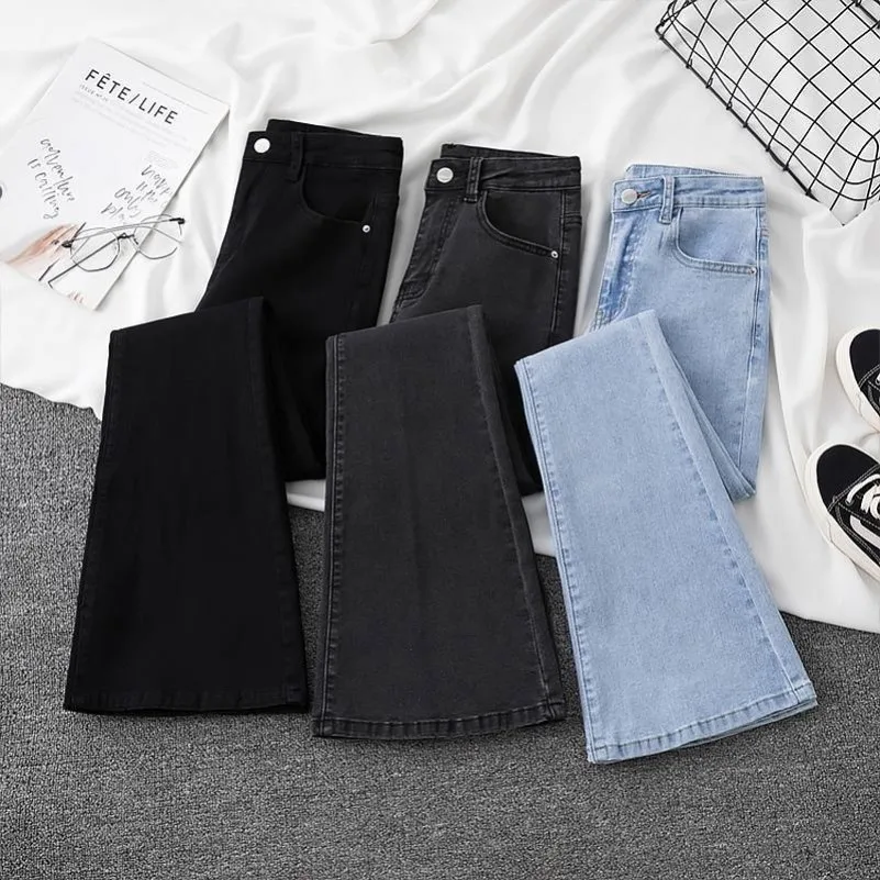 Fashionable Women's High Waist Straight Leg Jeans Elastic Trousers Lady Denim Pants Black High Stretch Comfortable Fit Casual
Fashionable Women's High Waist Straight Leg Jeans Elastic Trousers Lady Denim Pants Black High Stretch Comfortable Fit Casual