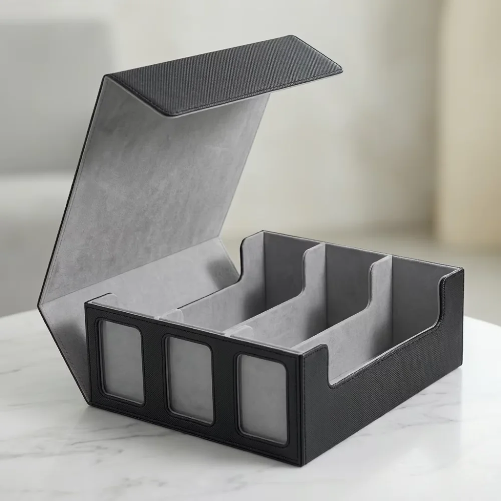 2400+ Commander Deck Box, Trading Card Storage Organizer 3 Display Windows for Kpop Photocards TCG PTCG Sports Collection Gifts
2400+ Commander Deck Box, Trading Card Storage Organizer 3 Display Windows for Kpop Photocards TCG PTCG Sports Collection Gifts