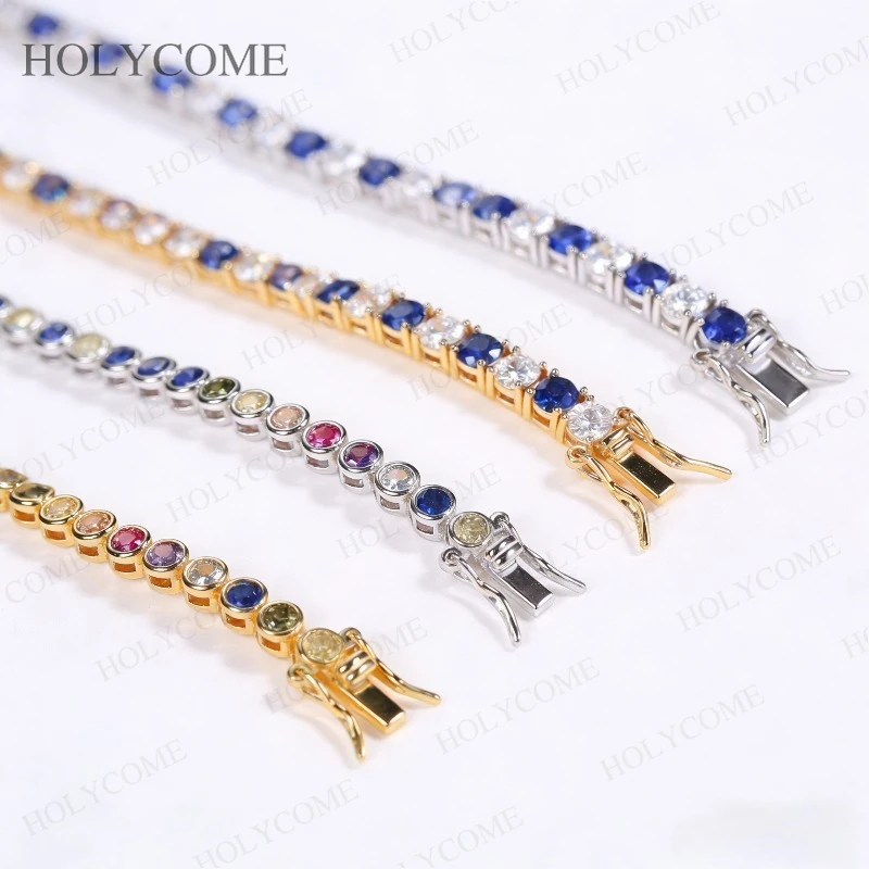 Colorful Bubble Tennis Bracelet Lab Grown Stone Round 4mm Silver Plated Minimalist Style Fashion Jewelry Gifts For Women Men
Colorful Bubble Tennis Bracelet Lab Grown Stone Round 4mm Silver Plated Minimalist Style Fashion Jewelry Gifts For Women Men