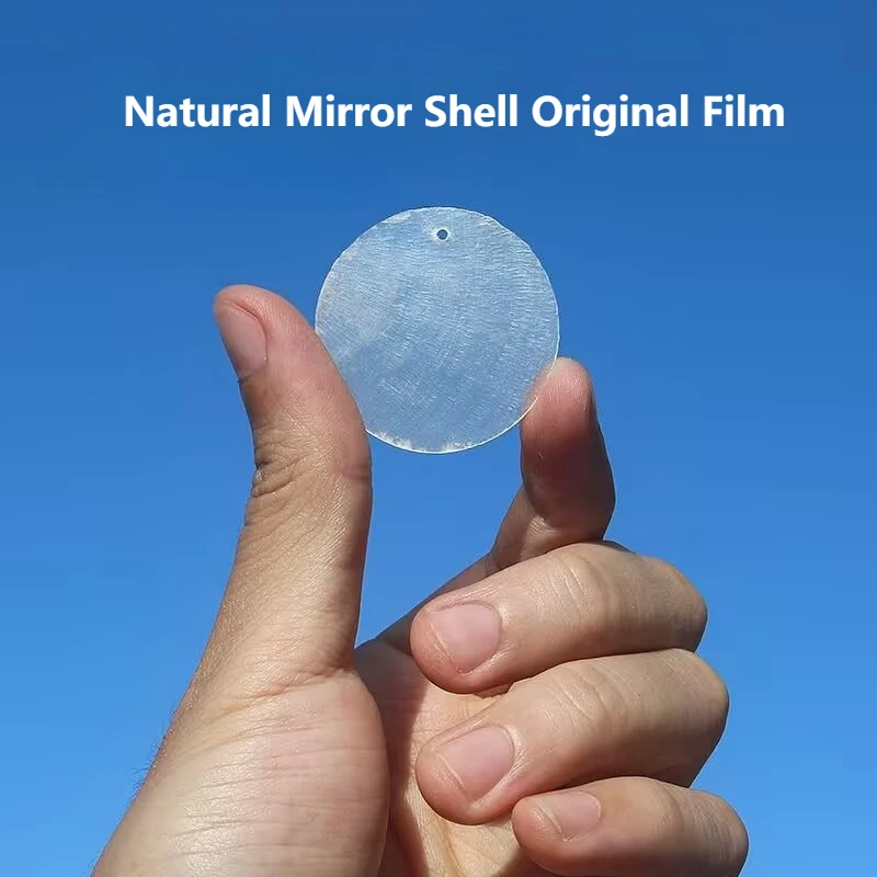 New Natural Conch Shell Transparent Thin Mirror Shell Disc Earrings Jewelry Accessories Lighting Curtain Material No Staining
New Natural Conch Shell Transparent Thin Mirror Shell Disc Earrings Jewelry Accessories Lighting Curtain Material No Staining