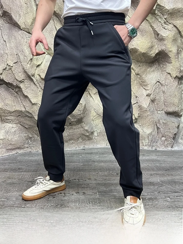 Outdoor Men's Casual Pants Elastic Waist Waterproof Breathable Spor Loose Fit Knitted Nylon Polyester Blend Autumn Wear
Outdoor Men's Casual Pants Elastic Waist Waterproof Breathable Spor Loose Fit Knitted Nylon Polyester Blend Autumn Wear