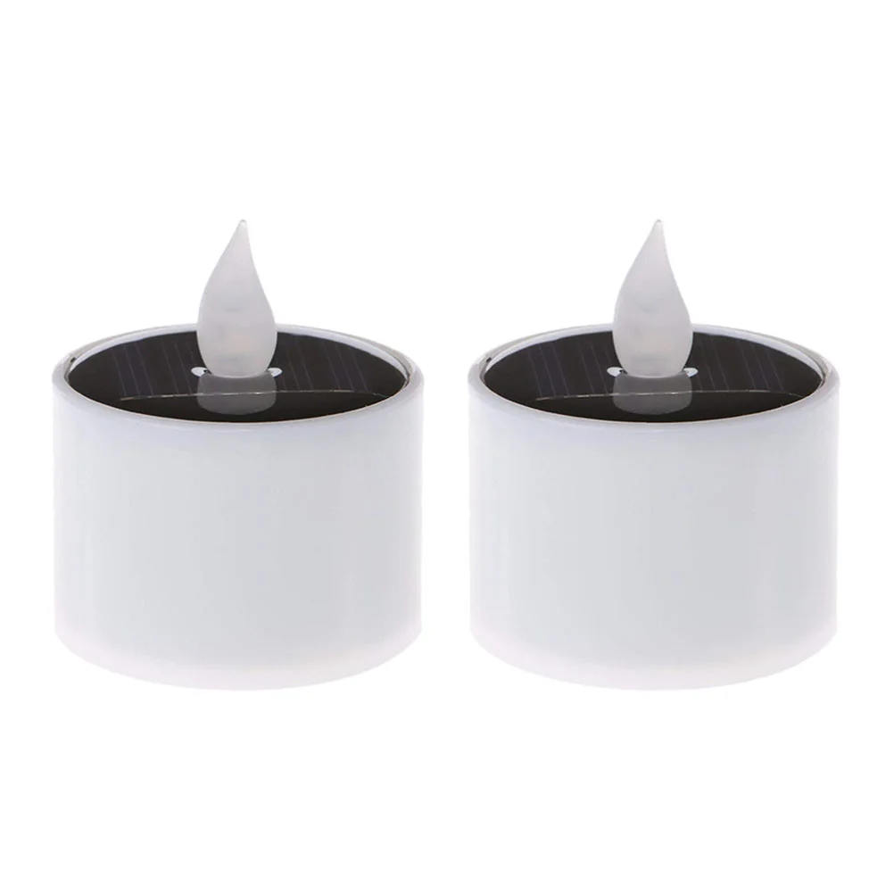 2Pcs Solar Energy LED Tealight Candles Warm Flicker Flameless Waterproof Decor Holidays Wedding Gifts
2Pcs Solar Energy LED Tealight Candles Warm Flicker Flameless Waterproof Decor Holidays Wedding Gifts