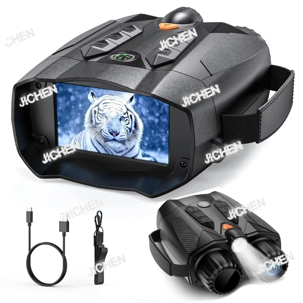 QXJ Binoculars 4K Infrared 5000mAH Rechargeable 10X Zoom 800 Meters Darkness Goggles For Hunting With Tactical Light
QXJ Binoculars 4K Infrared 5000mAH Rechargeable 10X Zoom 800 Meters Darkness Goggles For Hunting With Tactical Light