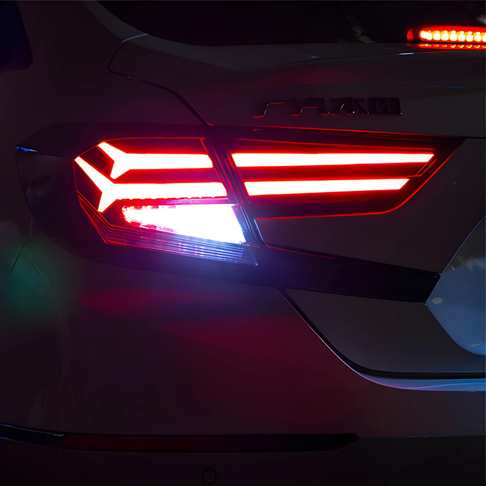 Автомобильный задний фонарь Plug and Play в сборе для Honda Accord 2018-2021, светодиодные автоматические задние фонари, обновленные аксессуары для динамических мигающих сигналов
Автомобильный задний фонарь Plug and Play в сборе для Honda Accord 2018-2021, светодиодные автоматические задние фонари, обновленные аксессуары для динамических мигающих сигналов