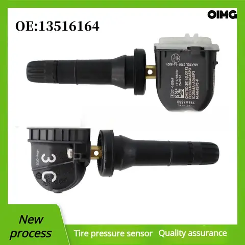 OIMG 4PCS Reifendrucküberwachungssystem mit hoher Präzision 13516164 433MHZ TPMS REIFENSENSOR für Buick Chevrolet Cadillac