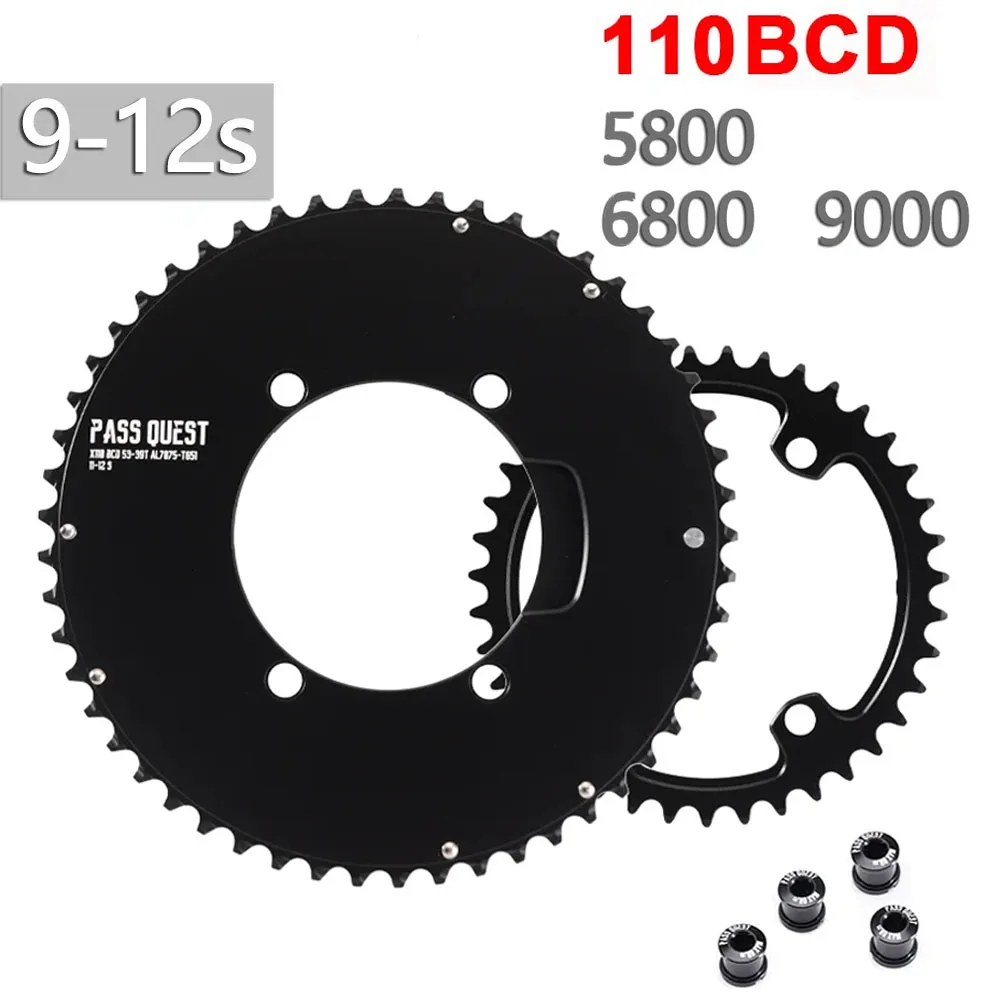 Детская Звездочка с 4 когтями 110bcd для шоссейного велосипеда Shimano 5800 6800 DA9000, двойная Звездочка 48/35T 50/34T 52/36T 53/39T 54/40T
Детская Звездочка с 4 когтями 110bcd для шоссейного велосипеда Shimano 5800 6800 DA9000, двойная Звездочка 48/35T 50/34T 52/36T 53/39T 54/40T
