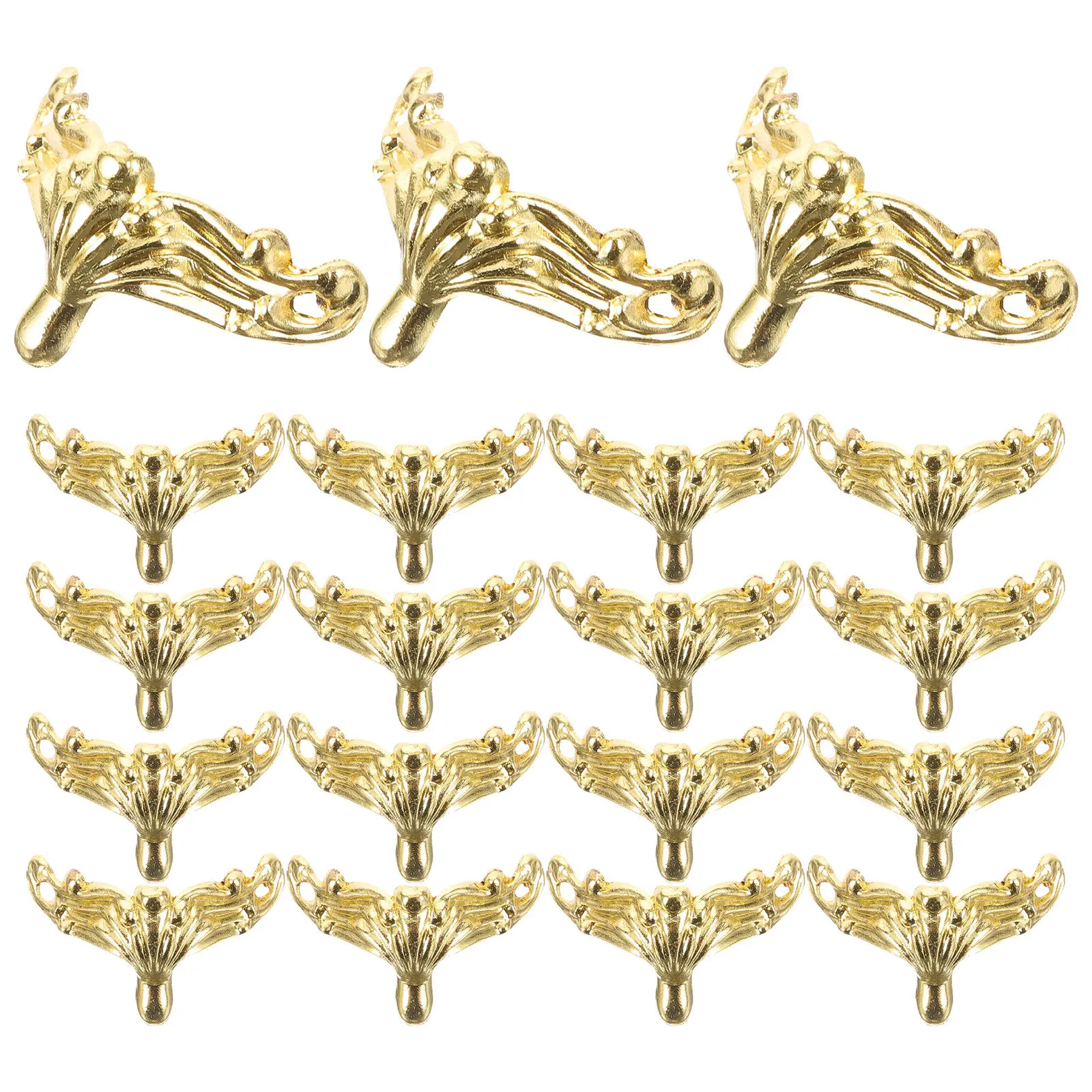 20Pcs Retro Gold Wooden Case Feet Decorative Jewelry Box Legs Furniture Support Protective Corners Wooden Case Legs
20Pcs Retro Gold Wooden Case Feet Decorative Jewelry Box Legs Furniture Support Protective Corners Wooden Case Legs
