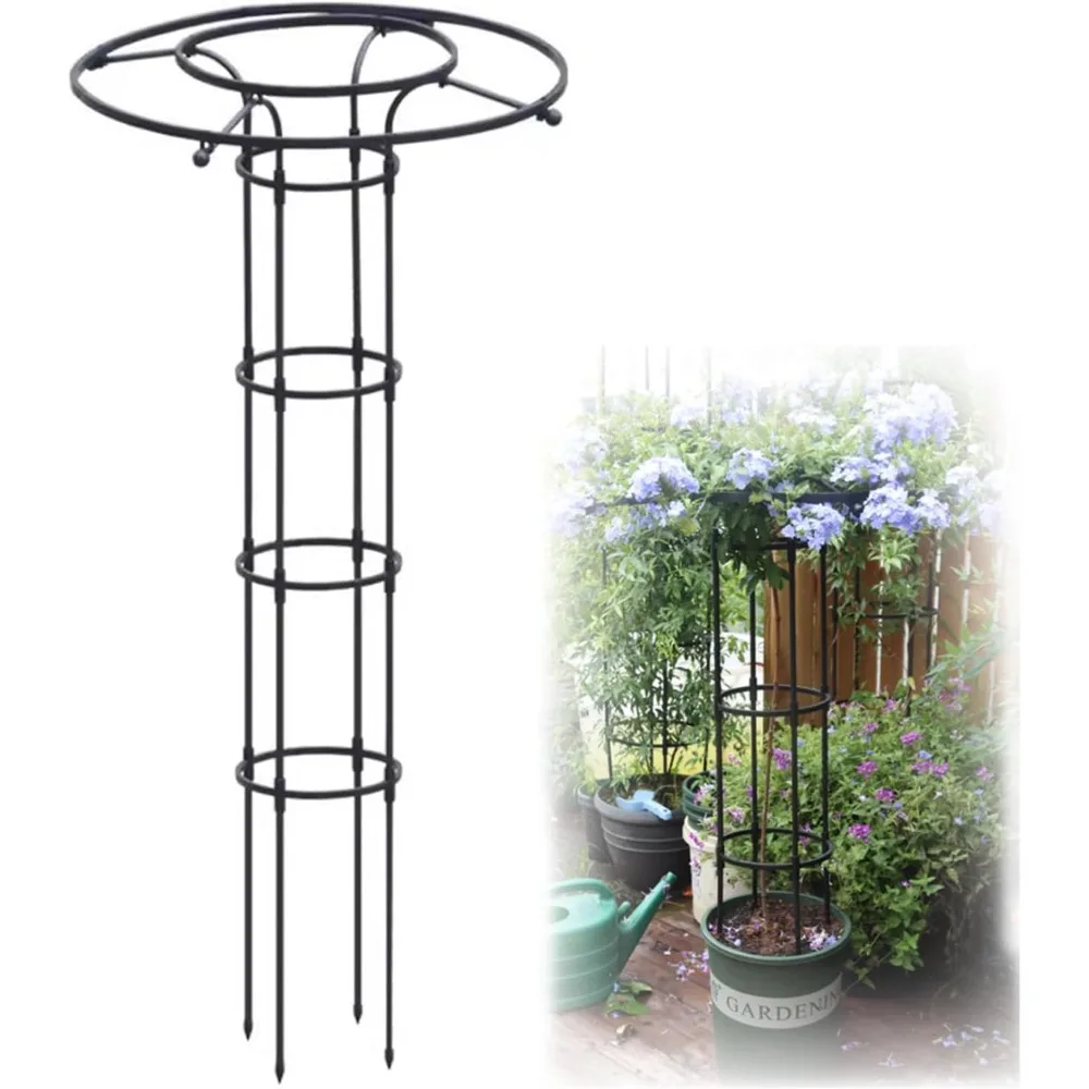 Wisteria Trellis Outdoor Flower Support Cage Stand Rack for Vines Rose - Vertical Umbrella Trellis for Climbing Plants and Flowe
Wisteria Trellis Outdoor Flower Support Cage Stand Rack for Vines Rose - Vertical Umbrella Trellis for Climbing Plants and Flowe