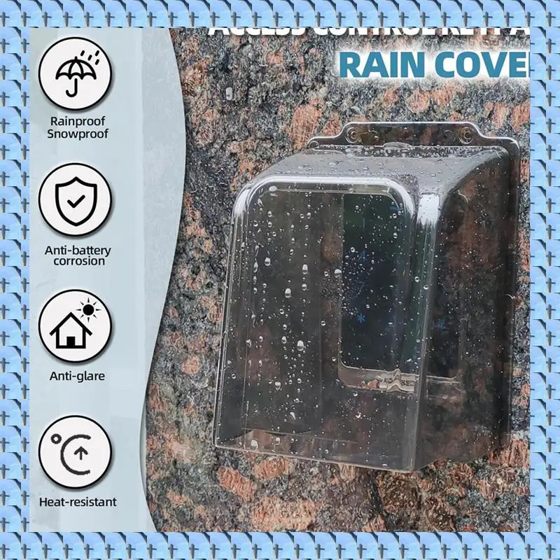 NOCM Doorbell Rain Cover, Transparent Doorbell Water Shield Waterproof Protector Doorbell Access Control Attachment
NOCM Doorbell Rain Cover, Transparent Doorbell Water Shield Waterproof Protector Doorbell Access Control Attachment