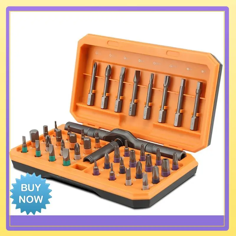 Big Deal 42 In 1 Magnetic Screwdriver Set,DIY Ratchet Screwdriver Set,Multi Bit Magnetic Drive Set With Detachable Ratchet Handl
Big Deal 42 In 1 Magnetic Screwdriver Set,DIY Ratchet Screwdriver Set,Multi Bit Magnetic Drive Set With Detachable Ratchet Handl