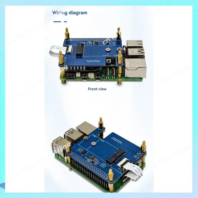 A17Z для Raspberry Pi 5 PCIE M.2 SSD-плата расширения поддерживает модуль Hailo8l для SSD 2230/2242 NVME
A17Z для Raspberry Pi 5 PCIE M.2 SSD-плата расширения поддерживает модуль Hailo8l для SSD 2230/2242 NVME
