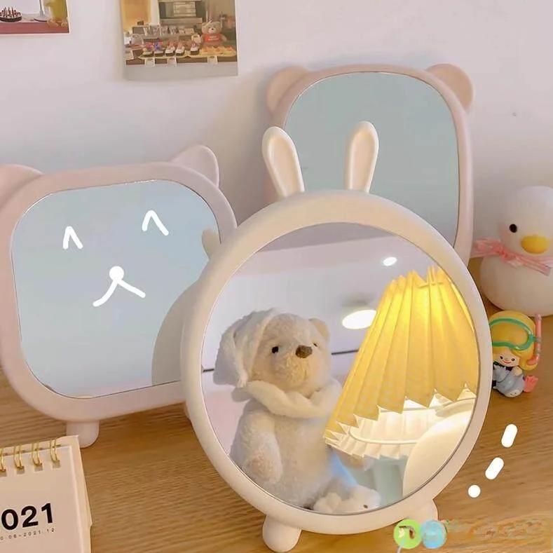 Adorable Cartoon Bear And Rabbit Ear Acrylic Mirror Baby Proof Compact Makeup Mirror for Home Students Dormitory Desktop
Adorable Cartoon Bear And Rabbit Ear Acrylic Mirror Baby Proof Compact Makeup Mirror for Home Students Dormitory Desktop