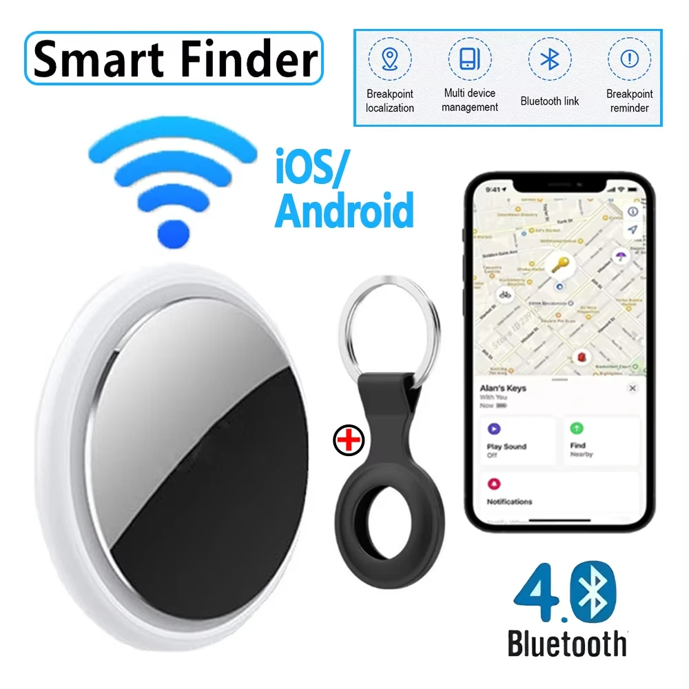 Smart Finder Tracker Key Finder Phone Airtag APP Search With Alarm Real-time Location Children Positioning Tracker Pet Locator
Smart Finder Tracker Key Finder Phone Airtag APP Search With Alarm Real-time Location Children Positioning Tracker Pet Locator