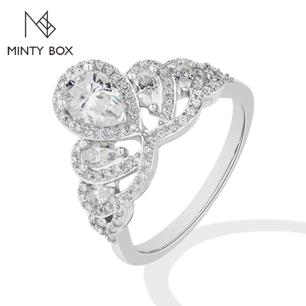 Кольца MINTYBOX S925 из стерлингового серебра с грушевидным муассанитом для женщин, кольцо с лабораторным бриллиантом, роскошное ювелирное изделие из 18-каратного золота в стиле принцесса
Кольца MINTYBOX S925 из стерлингового серебра с грушевидным муассанитом для женщин, кольцо с лабораторным бриллиантом, роскошное ювелирное изделие из 18-каратного золота в стиле принцесса