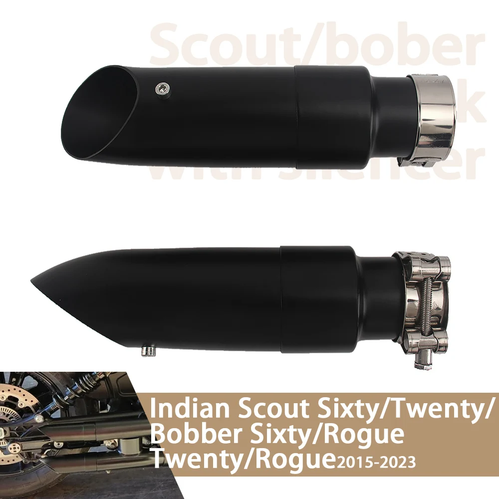 For Scout Bobber Sixty Twenty Rogue 2015-2023 Motorcycle Exhaust Pipe Tail Section Muffler System Stainless Steel Silencers
For Scout Bobber Sixty Twenty Rogue 2015-2023 Motorcycle Exhaust Pipe Tail Section Muffler System Stainless Steel Silencers