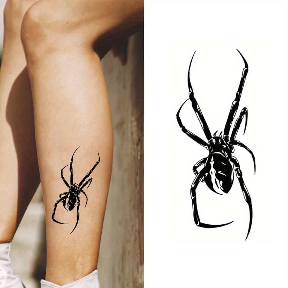 1-листовая наклейка-паук для татуировки, водонепроницаемая и долговечная временная татуировка
1-листовая наклейка-паук для татуировки, водонепроницаемая и долговечная временная татуировка