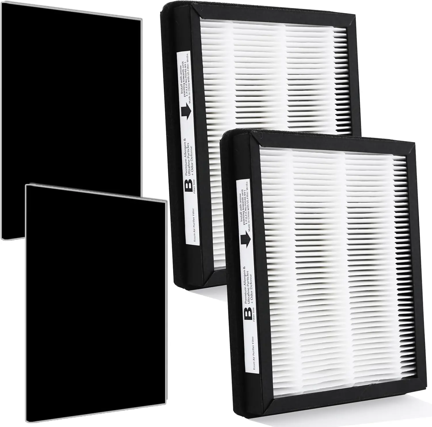 2-Packs Replacement Idylis Air Purifier Hepa Filters B (2 HEPA + 2 Carbon filters),Fit for Idylis Air Purifiers AC-2125,AC-21
2-Packs Replacement Idylis Air Purifier Hepa Filters B (2 HEPA + 2 Carbon filters),Fit for Idylis Air Purifiers AC-2125,AC-21