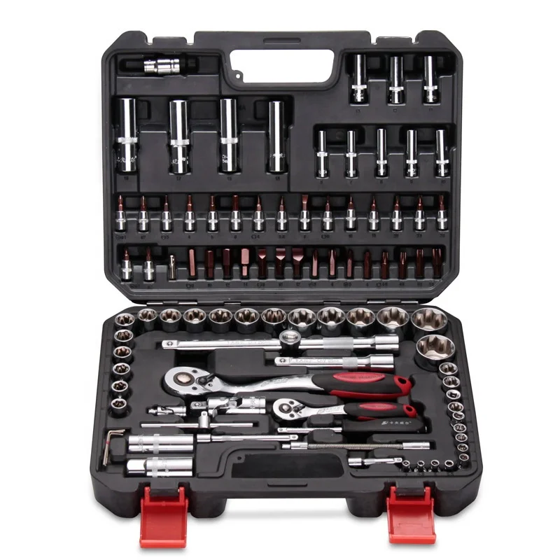 SS13094A 94pcs Socket Wrench Set Professional Tool Set With Ratchet Wrench Spanner
SS13094A 94pcs Socket Wrench Set Professional Tool Set With Ratchet Wrench Spanner