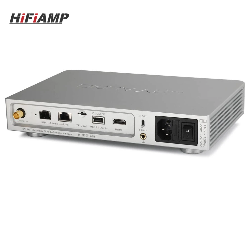 HiFiAMP RPI Pro Streaming Media Digital Music Turntable Roon Bridge HiFi Audio Streamer Built-in CM4 for Raspberry Pi
HiFiAMP RPI Pro Streaming Media Digital Music Turntable Roon Bridge HiFi Audio Streamer Built-in CM4 for Raspberry Pi