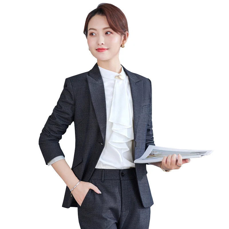 Women Business Suits Fall Winter OL Styles Ladies Office Formal Uniform Designs Pantsuits Long Sleeve Female Blazers S-5XL
Women Business Suits Fall Winter OL Styles Ladies Office Formal Uniform Designs Pantsuits Long Sleeve Female Blazers S-5XL