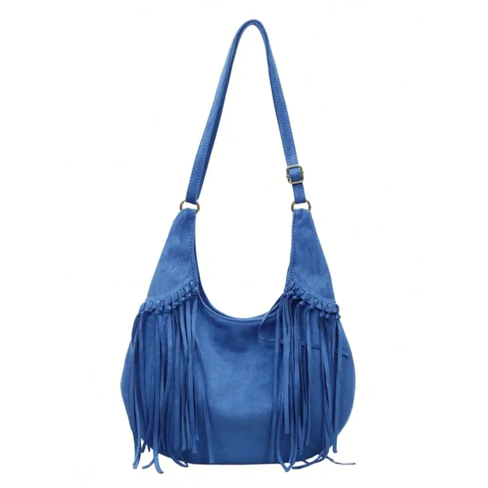 Suede 2025 New Womens Large Capacity Fashion Tassel Shoulder Bag
Suede 2025 New Womens Large Capacity Fashion Tassel Shoulder Bag
