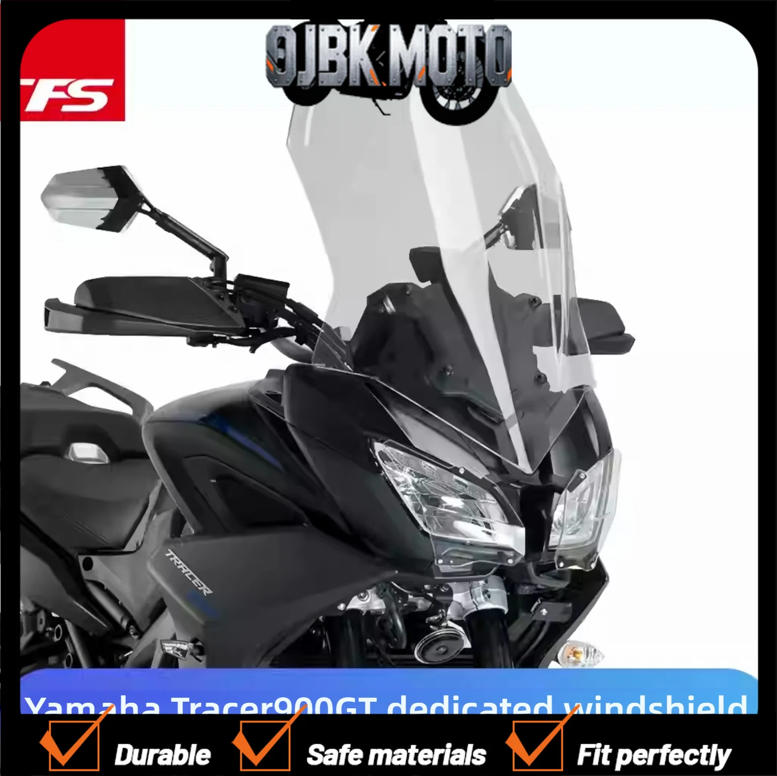【Perfect fit】For Yamaha Tracer900 GT windshield modification with raised windshield and transparent imported windshield
【Perfect fit】For Yamaha Tracer900 GT windshield modification with raised windshield and transparent imported windshield