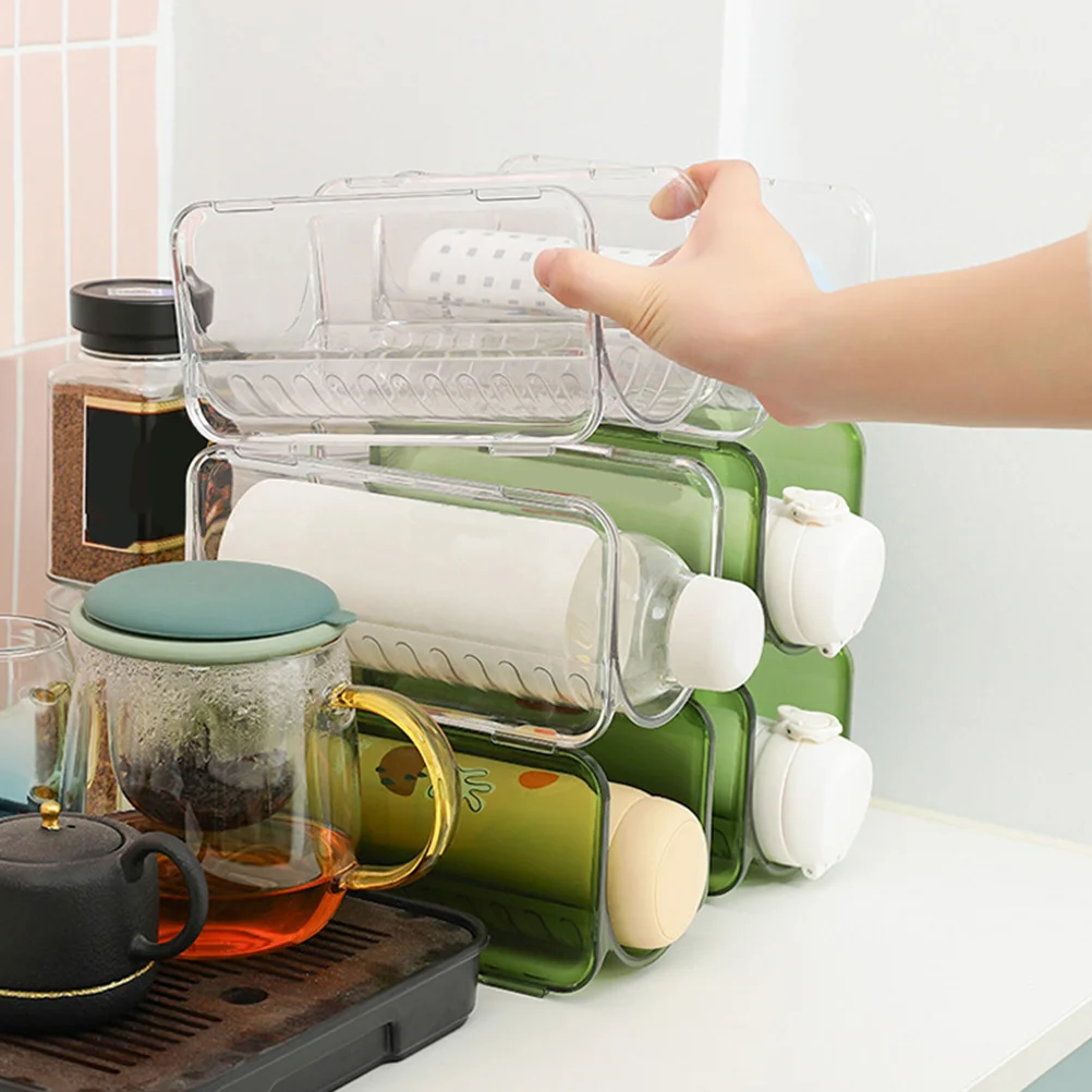 2pcs Stackable Water Bottle Holders Multi-Layer Cup Rack Sturdy Pp Material Desktop Storage Organizer Household Beverage Bottle
2pcs Stackable Water Bottle Holders Multi-Layer Cup Rack Sturdy Pp Material Desktop Storage Organizer Household Beverage Bottle