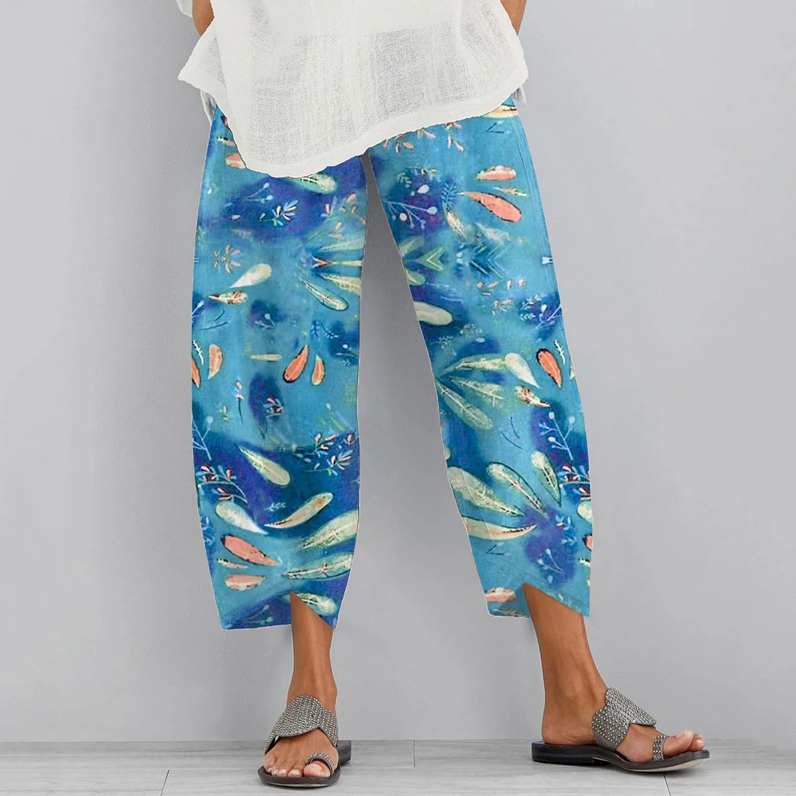 Vintage Pants Women Cotton Linen Pants Spring Summer Elastic Waist Pant With Pocket Loose Harem Pants Boho Beach Ladies Trousers
Vintage Pants Women Cotton Linen Pants Spring Summer Elastic Waist Pant With Pocket Loose Harem Pants Boho Beach Ladies Trousers