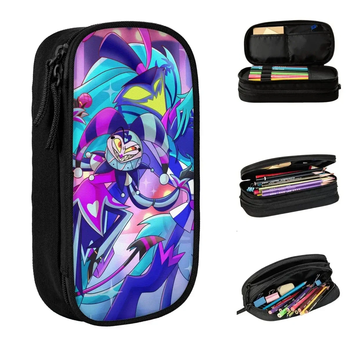 Classic Fizzarolli Pencil Case Helluva Boss Anime Pencil Pouch Pen for Student Large Storage Bag Students School Gift Stationery
Classic Fizzarolli Pencil Case Helluva Boss Anime Pencil Pouch Pen for Student Large Storage Bag Students School Gift Stationery