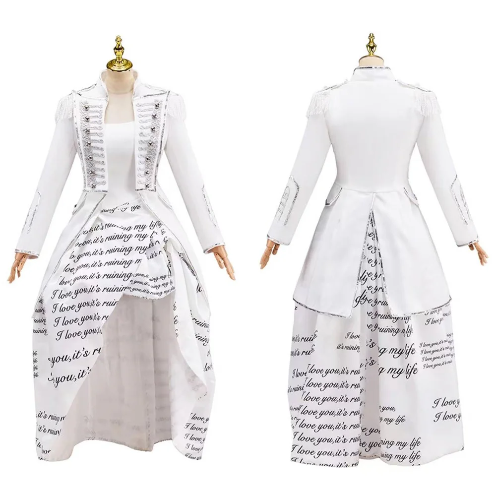 Women White Gothic Steampunk Military Tuxedo Tailcoat Victorian Jacket Renaissance Regency Officer Hussar Uniform Coat
Women White Gothic Steampunk Military Tuxedo Tailcoat Victorian Jacket Renaissance Regency Officer Hussar Uniform Coat