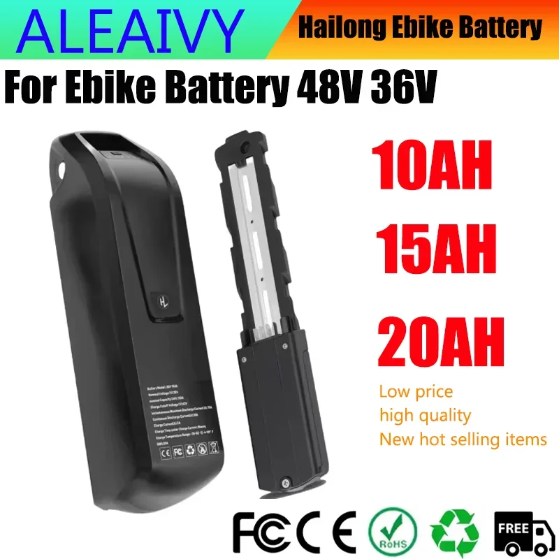 For Hailong EBike Battery 36V 48V 10Ah 15Ah 20Ah Mountain Bicycle 18650 Electric Bateria Pack for Bafang 1500W 1000W 750W 500W
For Hailong EBike Battery 36V 48V 10Ah 15Ah 20Ah Mountain Bicycle 18650 Electric Bateria Pack for Bafang 1500W 1000W 750W 500W
