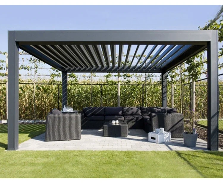 Waterproof Gazebo Motorized 4x3 Outdoor Pergola Awning Garden Canopy Louvered Kits Roof System Bioclimatic aluminum pergola
Waterproof Gazebo Motorized 4x3 Outdoor Pergola Awning Garden Canopy Louvered Kits Roof System Bioclimatic aluminum pergola