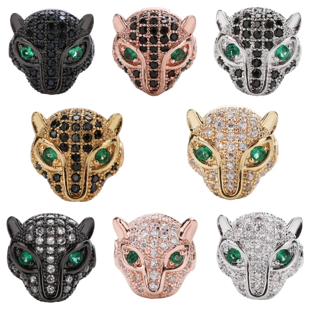 4 Pcs Jewellery DIY Accessories Copper Leopard Head Spacer Beads Creative Bracelet Necklace Jewellery Making Supplies Wholesale
4 Pcs Jewellery DIY Accessories Copper Leopard Head Spacer Beads Creative Bracelet Necklace Jewellery Making Supplies Wholesale
