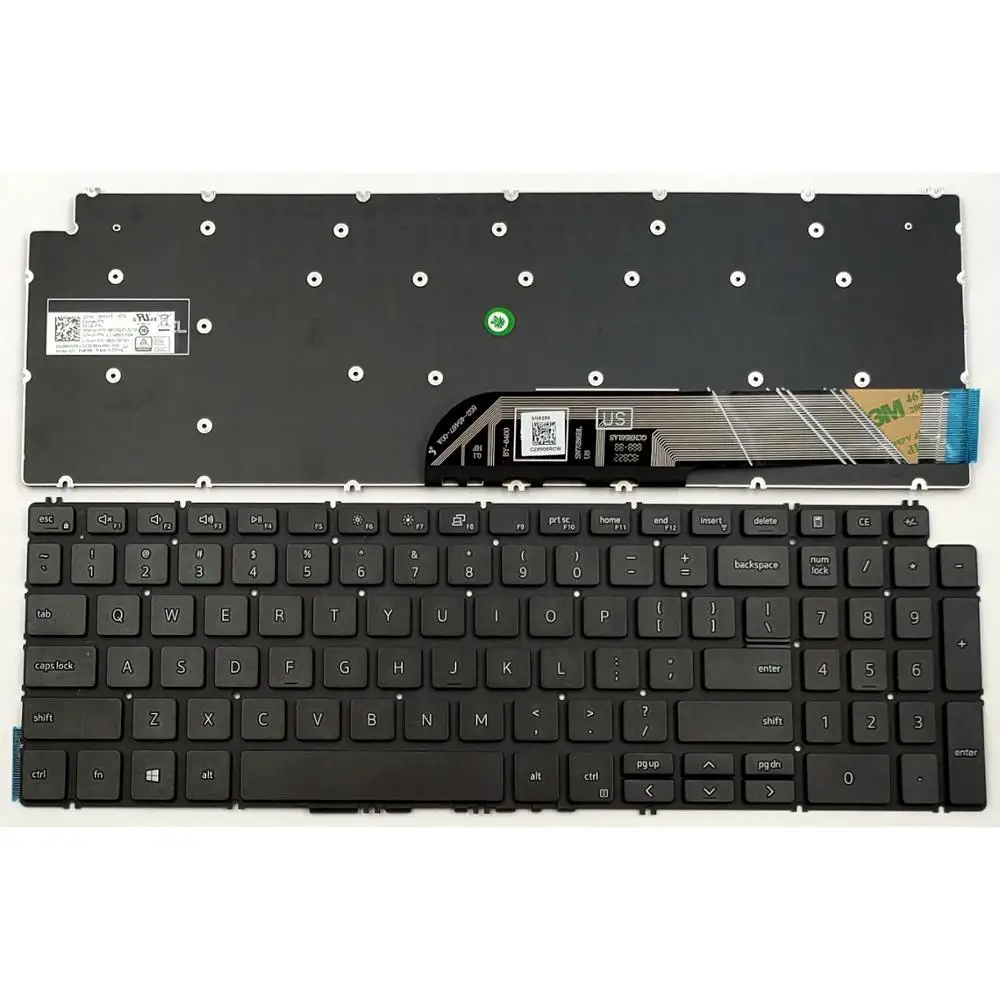 Новая клавиатура для ноутбука Dell Inspiron 15 77590 5584 5590 5593 5594 5598, США, черный цвет
Новая клавиатура для ноутбука Dell Inspiron 15 77590 5584 5590 5593 5594 5598, США, черный цвет