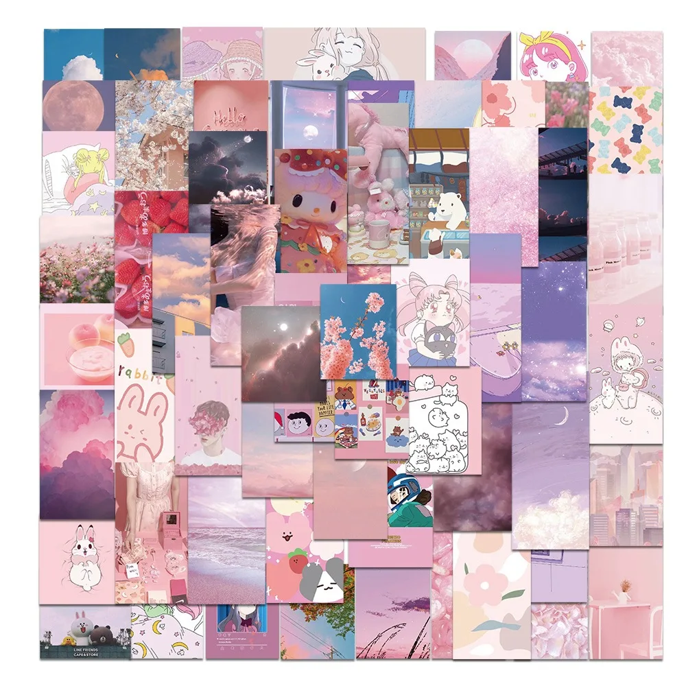 10/62PCS Pink Landscape Series INS Style Graffiti Sticker Cute Cartoon Decals For Guitar Skateboard Laptop Waterproof Sticker
10/62PCS Pink Landscape Series INS Style Graffiti Sticker Cute Cartoon Decals For Guitar Skateboard Laptop Waterproof Sticker
