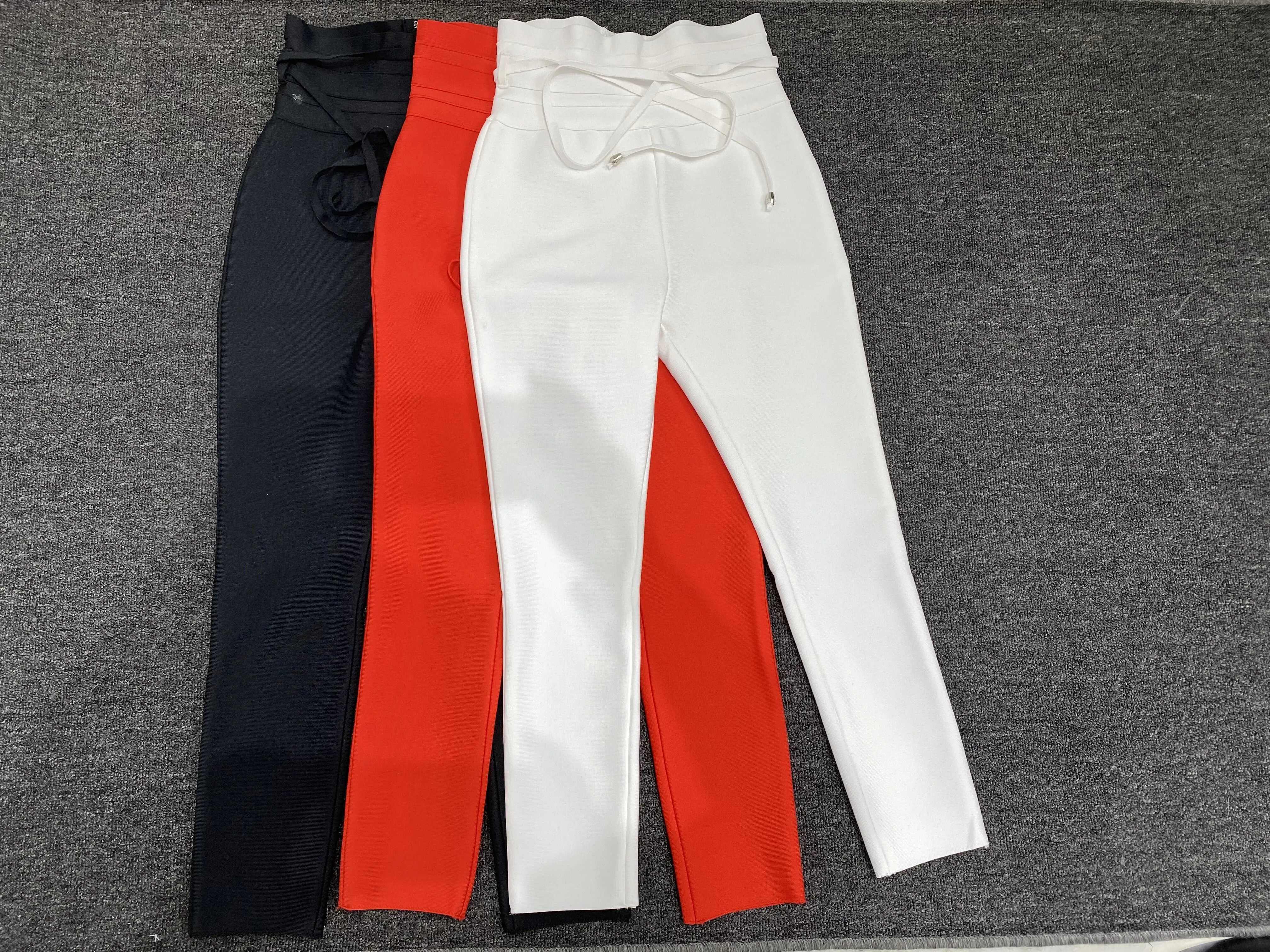 3Colors Women Knitted Bandage Pants High Waist Skinny Long Pencil Pants High Street Running Yoga Sports Joggings Trousers
3Colors Women Knitted Bandage Pants High Waist Skinny Long Pencil Pants High Street Running Yoga Sports Joggings Trousers