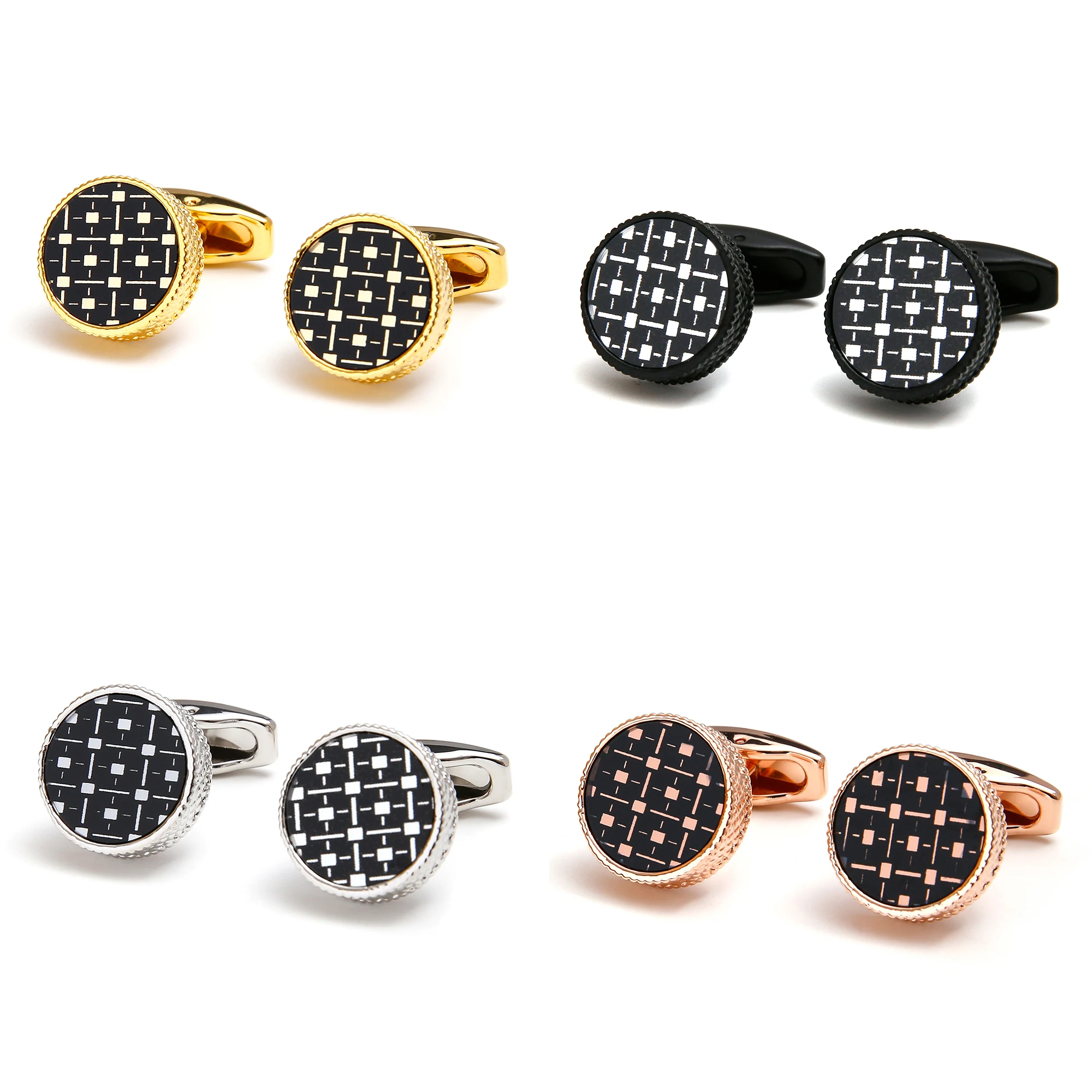 Cufflinks for Men TOMYE XK24024 Cute Black Background with Stripes Round Dress Shirt Cuff Links Jewelry
Cufflinks for Men TOMYE XK24024 Cute Black Background with Stripes Round Dress Shirt Cuff Links Jewelry