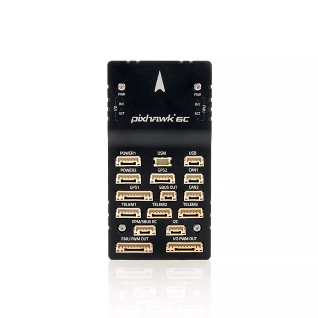 Контроллер полета автопилота HolyBro Pixhawk 6C (из алюминия/пластмассы), модуль питания PM02/PM07, модуль GPS M9N / M10
Контроллер полета автопилота HolyBro Pixhawk 6C (из алюминия/пластмассы), модуль питания PM02/PM07, модуль GPS M9N / M10