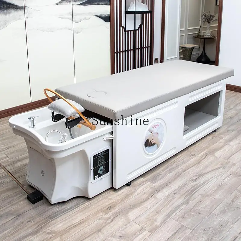 Thai hair treatment shampoo bed barber shop hair salon special with constant temperature water circulation
Thai hair treatment shampoo bed barber shop hair salon special with constant temperature water circulation