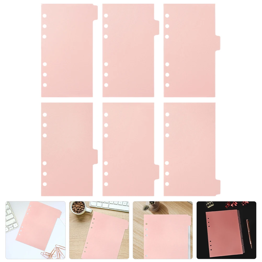 Sheets Leaf Binder Tabs Paper Dividers Notebook Tab Dividers For 6 Ring Binder Accessories 6 Ring Hole Plastic Organizers
Sheets Leaf Binder Tabs Paper Dividers Notebook Tab Dividers For 6 Ring Binder Accessories 6 Ring Hole Plastic Organizers