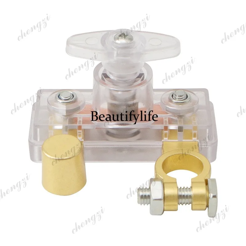 Car battery power-off switch, power-off device, transparent with small main gate, battery pile head, vehicle negative
Car battery power-off switch, power-off device, transparent with small main gate, battery pile head, vehicle negative