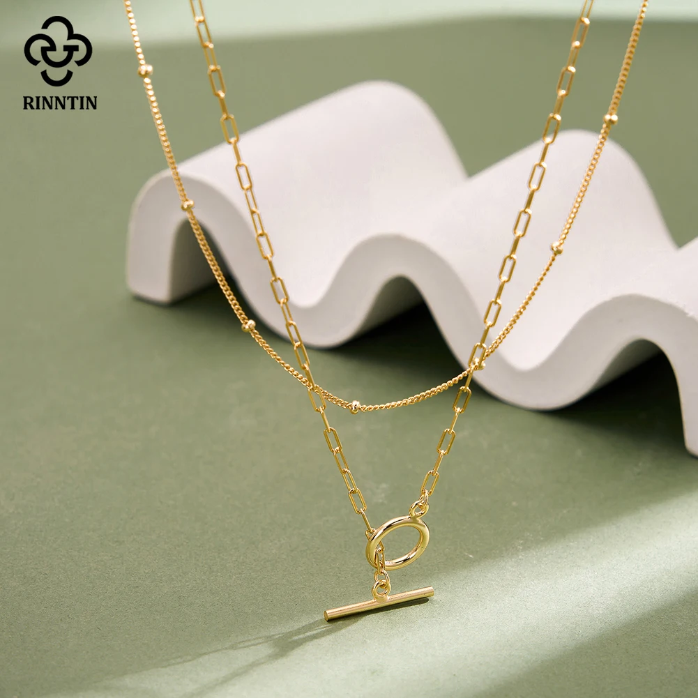 Rinntin Simple 925 Sterling Silver Layered Choker Chain for Women Girls Summer Sexy Party Necklace Jewelry Accessory BQN47
Rinntin Simple 925 Sterling Silver Layered Choker Chain for Women Girls Summer Sexy Party Necklace Jewelry Accessory BQN47