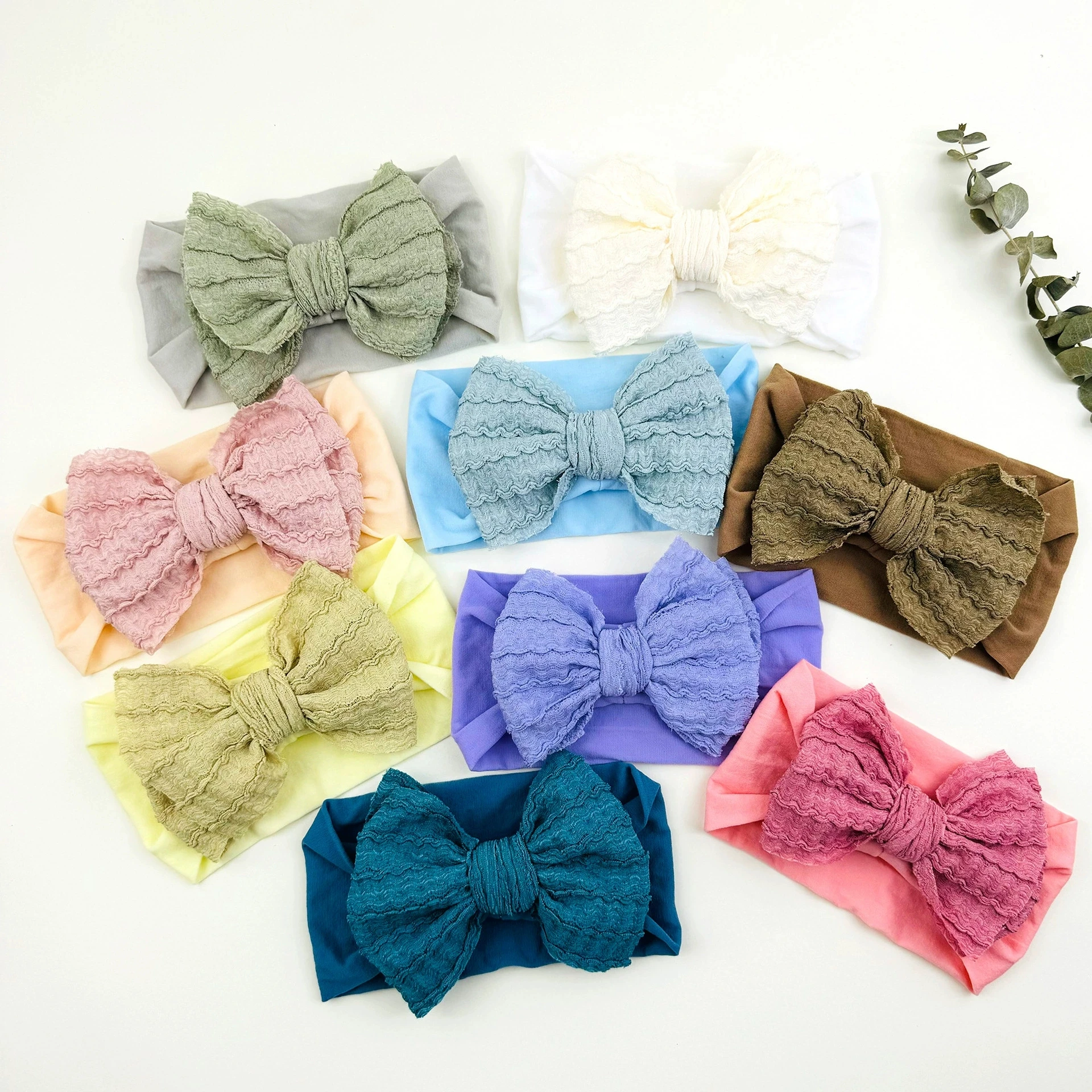 2pcs Headband Baby Solid Print Bow Headwraps Nylon Turban Newborn Cute Hair Accessories Headbands Photoprop Headwear Headcloth
2pcs Headband Baby Solid Print Bow Headwraps Nylon Turban Newborn Cute Hair Accessories Headbands Photoprop Headwear Headcloth