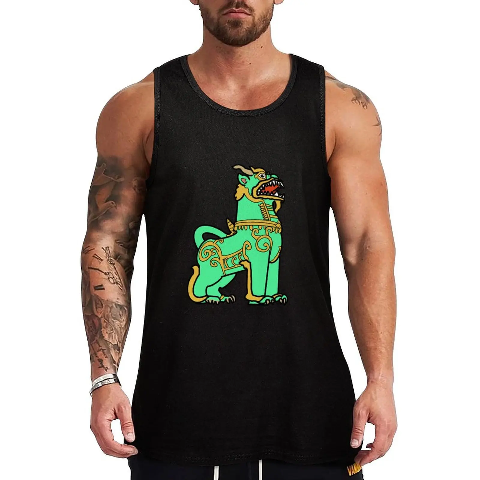 Thai Gardian Singha Tank Top Men's sleeveless t-shirt Men's fitness t-shirt summer clothes for men
Thai Gardian Singha Tank Top Men's sleeveless t-shirt Men's fitness t-shirt summer clothes for men