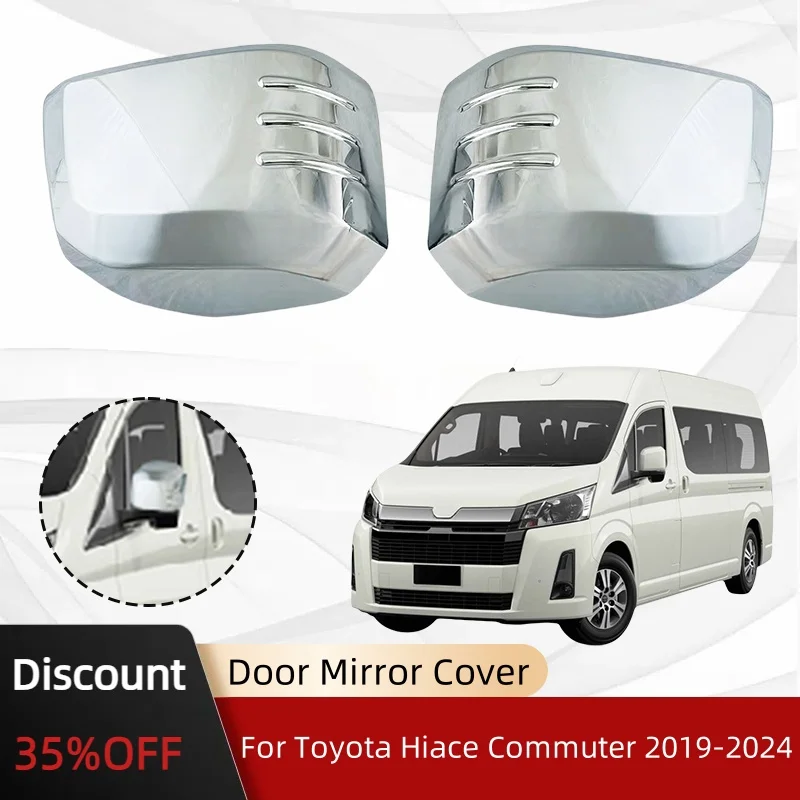ABS Plastic Chrome Door Mirror Covers Trim Car Accessories Car Stickers For Toyota Hiace Commuter 2019 2020 2021 2023 2024
ABS Plastic Chrome Door Mirror Covers Trim Car Accessories Car Stickers For Toyota Hiace Commuter 2019 2020 2021 2023 2024
