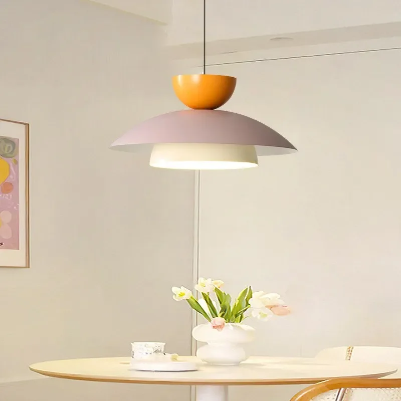 LED Nordic Macaron Pendant Light Acrylic Cream Wind Decorative Lighting For Living Room Bedsides Hostel Dining Room Illumination
LED Nordic Macaron Pendant Light Acrylic Cream Wind Decorative Lighting For Living Room Bedsides Hostel Dining Room Illumination