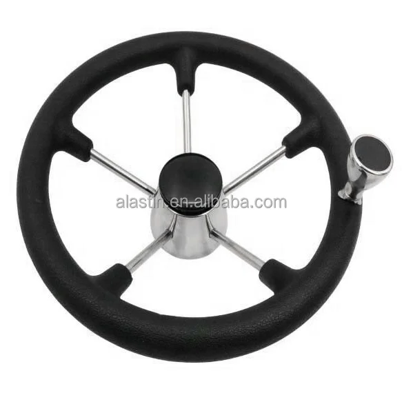 Hot Sale Stainless Steel Marine Factory Steering Wheel with Knob Durable for Boat and Yacht2025
Hot Sale Stainless Steel Marine Factory Steering Wheel with Knob Durable for Boat and Yacht2025