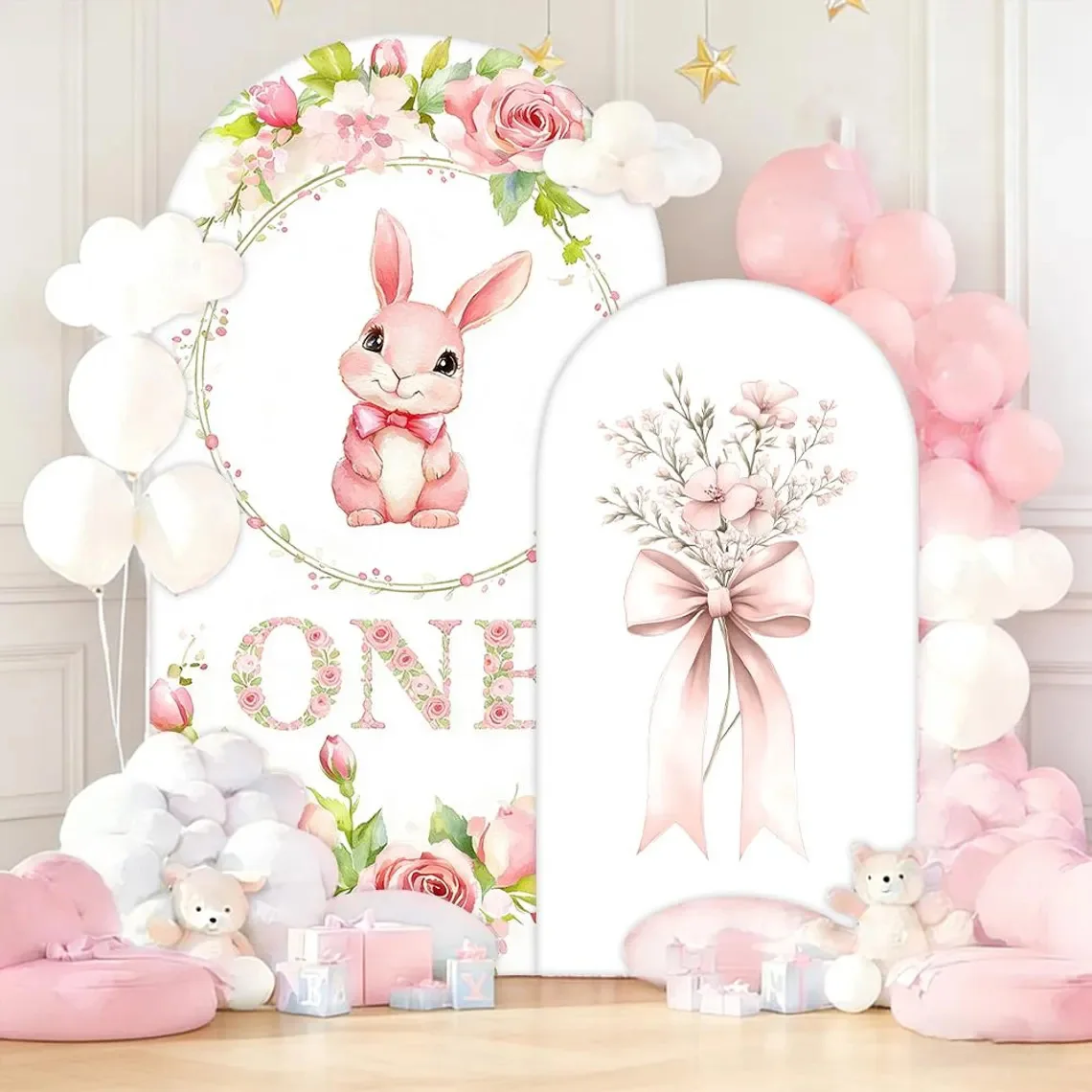 LS Custom 2-Sided Easter Bunny Pink Bow Flowers Eggs Kids Birthday Baby Shower Cover Chiara Arch Background Decor Backdrop
LS Custom 2-Sided Easter Bunny Pink Bow Flowers Eggs Kids Birthday Baby Shower Cover Chiara Arch Background Decor Backdrop