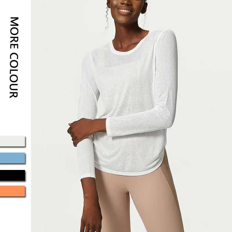 Long Sleeve Yoga Shirt Women Side Pleated Loose Workout Gym Top Breathable Quick Dry Running Sweatshirt Female Sportswear
Long Sleeve Yoga Shirt Women Side Pleated Loose Workout Gym Top Breathable Quick Dry Running Sweatshirt Female Sportswear
